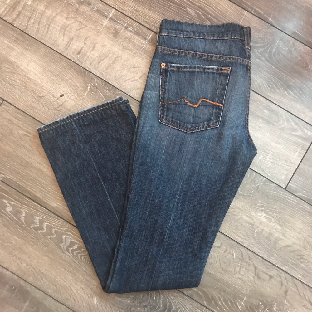 7 For All Mankind Women’s Med Wash Bootcut Sz 28